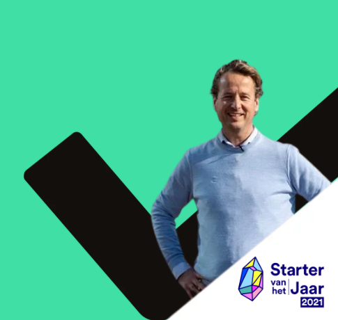 Pieter Engels, oprichter Delistaff — Starter van het Jaar 2021